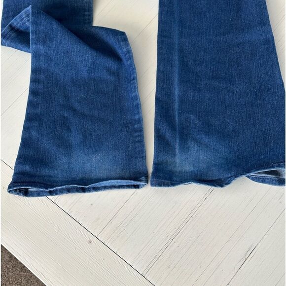 Adriano Goldschmied Women The Club Flared Blue Denim Jeans Size 27R - Picture 5 of 12